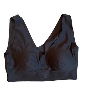 Anti Wirefree Lounge Bra black Large NWT